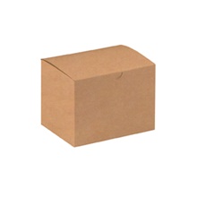 6 x 4 1/2 x 4 1/2" Kraft Gift Boxes