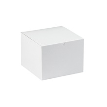 8 x 8 x 6" White Gift Boxes