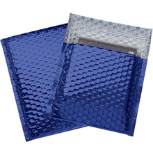 7 x 6 3/4" Blue Glamour Bubble Mailers
