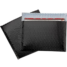 13 3/4 x 11" Black Glamour Bubble Mailers