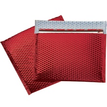 13 3/4 x 11" Red Glamour Bubble Mailers