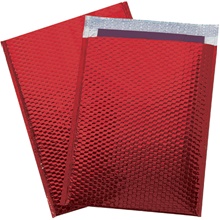13 x 17 1/2" Red Glamour Bubble Mailers