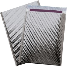 13 x 17 1/2" Silver Glamour Bubble Mailers