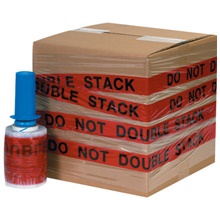 5" x 80 Gauge x 500' "DO NOT DOUBLE STACK" Goodwrappers® Identi-Wrap