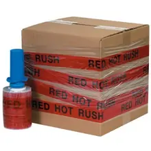 5" x 80 Gauge x 500' "RED HOT RUSH" Goodwrappers® Identi-Wrap