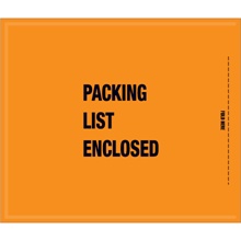 8 1/2 x 10" - Mil-Spec "Packing List Enclosed" Envelopes