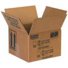 5 1/8 x 5 1/8 x 6 3/16" 1 - 1 Quart Paint Can Boxes