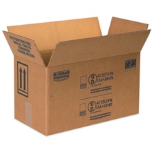 17 x 8 1/2 x 9 5/16" 2 - 1 Gallon Paint Can Boxes