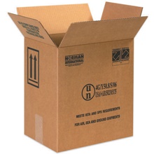 11 3/8 x 8 3/16 x 12 3/8" 2 - 1 Gallon F-Style Paint Can Boxes