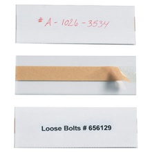 2 x 6" Open-Edge™ Plastic Label Holders