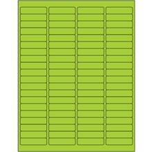 Green Rabbit Rectangle Label 1 15/16 x 1/2