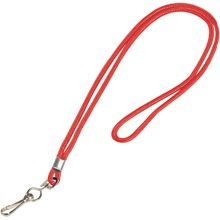 Standard Red Lanyard with Hook