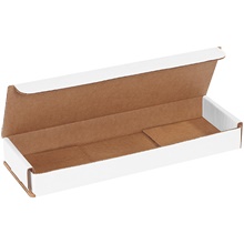 10 x 3 x 1" White Corrugated Mailers