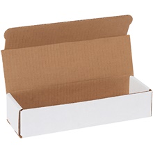 10 x 3 x 2" White Corrugated Mailers