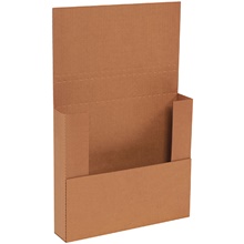 11 3/4 x 10 1/2 x 2 1/4" Kraft Easy-Fold Mailers