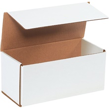 11 x 5 x 5" White Corrugated Mailers