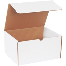 11 1/8 x 8 3/4 x 6" White Literature Mailers