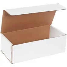 12 x 6 x 4" White Corrugated Mailers