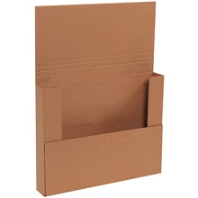 14 1/4 x 11 1/4 x 2" Kraft Easy-Fold Mailers