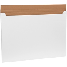 38 x 26 x 1" White Jumbo Fold-Over Mailer