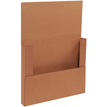 17 1/8 x 14 1/8 x 2 Kraft Easy-Fold Mailers