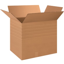 Scatole Di Cartone Ondulato Aviditi Multidepth 35,6x30,5x30,5 Cm - Confezione Da 25 Per Traslochi E Archiviazione