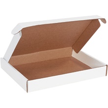 15 1/8 x 11 1/8 x 2" White Deluxe Literature Mailers