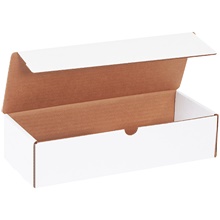 12 1/2 x 5 x 3" White Literature Mailers