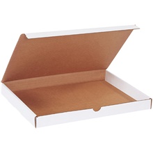 13 x 10 x 1 1/4" White Literature Mailers
