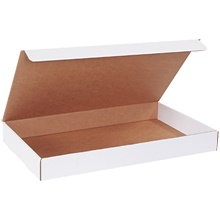 23 x 13 x 2 1/2" White Literature Mailers