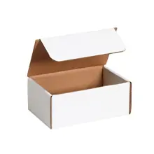 7 1/8 x 4 1/2 x 3" White Literature Mailers