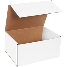12 x 9 x 6" White Corrugated Mailers
