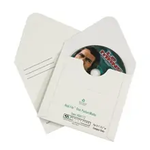 5 1/8 x 5" White Fibreboard CD Mailers