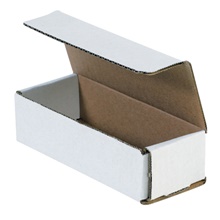 6 1/2 x 2 1/2 x 1 3/4" White Corrugated Mailers