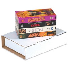 8 1/2 x 7 5/8 x 2 1/16" White Video Tape Mailers