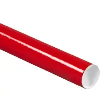 2 x 18" Red Tubes with Caps