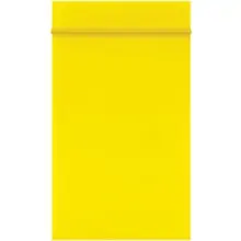 2 x 3" - 2 Mil Yellow Reclosable Poly Bags