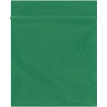 3 x 3" - 2 Mil Green Reclosable Poly Bags