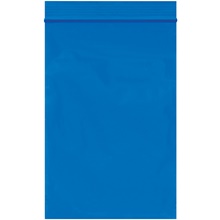 4 x 6" - 2 Mil Blue Reclosable Poly Bags