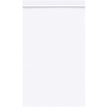 5 x 8" - 2 Mil White Reclosable Poly Bags