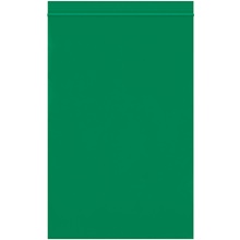 6 x 9" - 2 Mil Green Reclosable Poly Bags