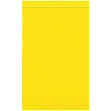 6 x 9" - 2 Mil Yellow Reclosable Poly Bags