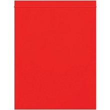 8 x 10" - 2 Mil Red Reclosable Poly Bags