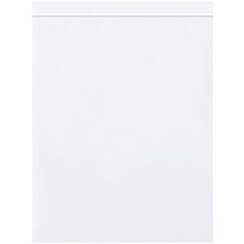 8 x 10" - 2 Mil White Reclosable Poly Bags