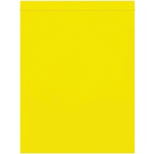 8 x 10" - 2 Mil Yellow Reclosable Poly Bags