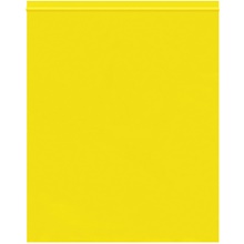 10 x 12" - 2 Mil Yellow Reclosable Poly Bags