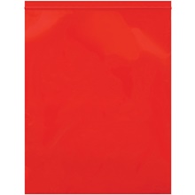 12 x 15" - 2 Mil Red Reclosable Poly Bags