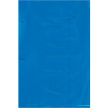 6 x 9" - 2 Mil Blue Flat Poly Bags