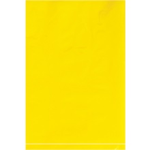 6 x 9" - 2 Mil Yellow Flat Poly Bags