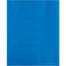 12 x 15" - 2 Mil Blue Flat Poly Bags